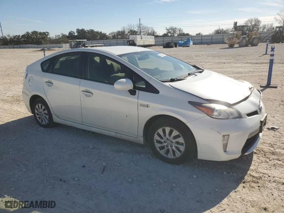 2012 Toyota Prius Plug-In with VIN JTDKN3DP6C3013020, listed as a Copart auction lot 42295965 with 130,564 mi miles and Salvage Title. Bid and sale history available at carsss.com. Image 4.