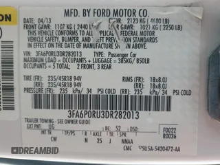 2013 Ford Fusion Titanium Hybrid с VIN 3FA6P0RU3DR282013, выставлен на аукционе Copart как лот 53651595 с пробегом 133 214 миль миль и Списание • Salvage title. История ставок и продаж доступна на DreamBid. Изображение 13.