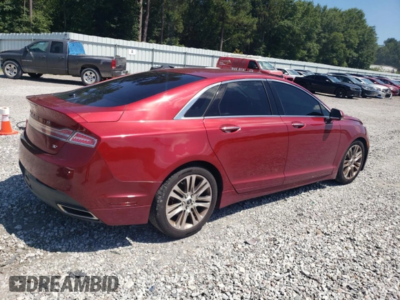 2013 Lincoln MKZ with VIN 3LN6L2GK8DR824415, listed as a Copart auction lot 56383394 with 107,950 mi miles and Salvage Title. Bid and sale history available at DreamBid. Image 3.