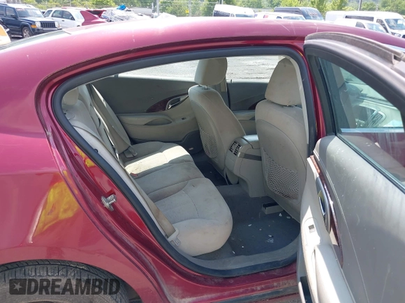 2010 Buick LaCrosse CX with VIN 1G4GB5EGXAF187978, listed as a IAAI auction lot 42470017 with 133,355 mi miles and . Bid and sale history available at DreamBid. Image 8.