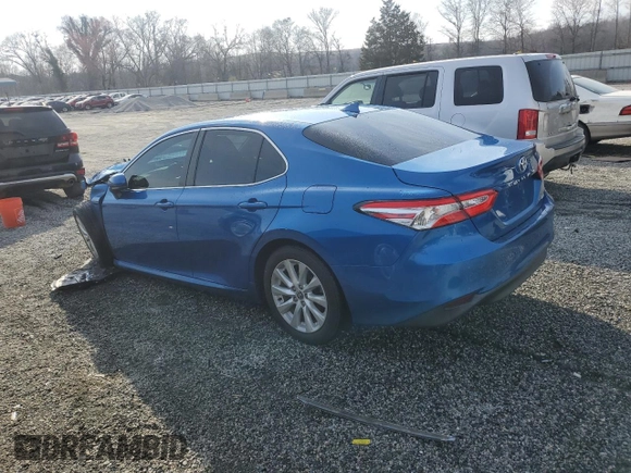 2020 Toyota Camry LE with VIN 4T1C11AK7LU374582, listed as a Copart auction lot 48851475 with 79,532 mi miles and Salvage Title. Bid and sale history available at DreamBid. Image 2.