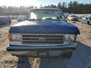 1990 Ford F-150 with VIN 1FTEF14N1LNA30373, listed as a Copart auction lot 85961874 with 27,509 mi miles and Salvage Title. Bid and sale history available at carsss.com. Image 5.