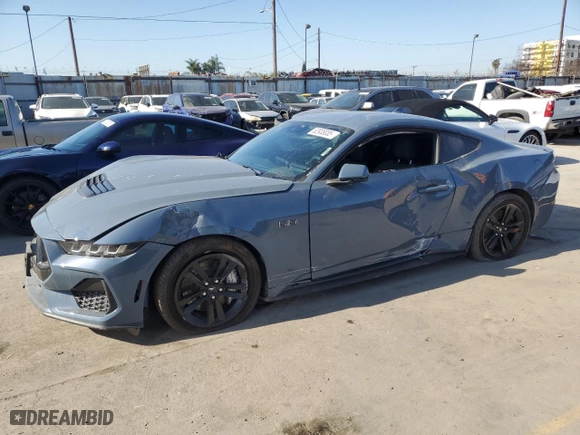 2024 Ford Mustang GT with VIN 1FA6P8CF5R5436160, listed as a Copart auction lot 52935035 with 831 mi miles and Salvage Title. Bid and sale history available at carsss.com. Image 1.