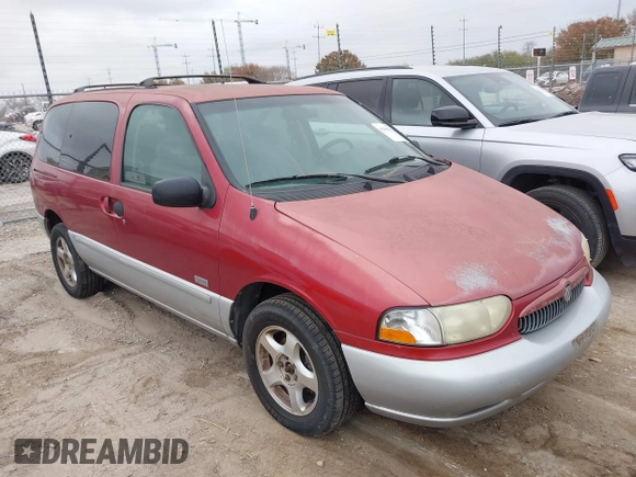 2000 Mercury Villager Sport z VIN 4M2XV12T6YDJ17027, wystawiony jako IAAI lot #41498641 z przebiegiem 231 573 mil mil oraz . Historia ofert i sprzedaży dostępna na DreamBid. Obrazek 1.