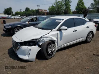 2024 Nissan Sentra S with VIN 3N1AB8BV1RY296139, listed as a Copart auction lot 60316595 with 7,991 mi miles and Salvage title. Bid and sale history available at DreamBid. Image 1.