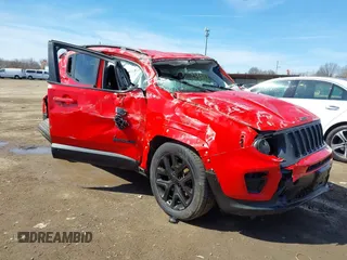 2019 Jeep Renegade Latitude z VIN ZACNJBBB1KPK02773, wystawiony jako IAAI lot #41854668 z przebiegiem 75 840 mil mil oraz . Historia ofert i sprzedaży dostępna na DreamBid. Obrazek 1.