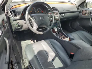 2003 Mercedes-Benz CLK 320 with VIN WDBLK65G43T140926, listed as a Copart auction lot 54426345 with 65,221 mi miles and Salvage Title. Bid and sale history available at DreamBid. Image 8.