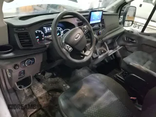 2021 Ford Transit Cargo with VIN 1FTBR2CG2MKA40366, listed as a Copart auction lot 48967855 with 81,030 mi miles and Salvage title. Bid and sale history available at DreamBid. Image 8.