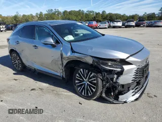 2024 Lexus RX with VIN 2T2BAMBA1RC022736, listed as a Copart auction lot 84329444 with 10,458 mi miles and Salvage Title. Bid and sale history available at carsss.com. Image 4.