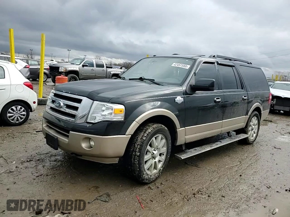 2012 Ford Expedition Max King Ranch with VIN 1FMJK1J5XCEF34365, listed as a Copart auction lot 42457555 with 202,487 mi miles and Non repairable. Bid and sale history available at DreamBid. Image 12.