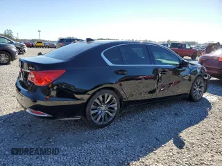 2016 Acura RLX Advance Pkg with VIN JH4KC1F97GC000032, listed as a Copart auction lot 88865145 with 203,842 mi miles and Salvage Title. Bid and sale history available at carsss.com. Image 3.