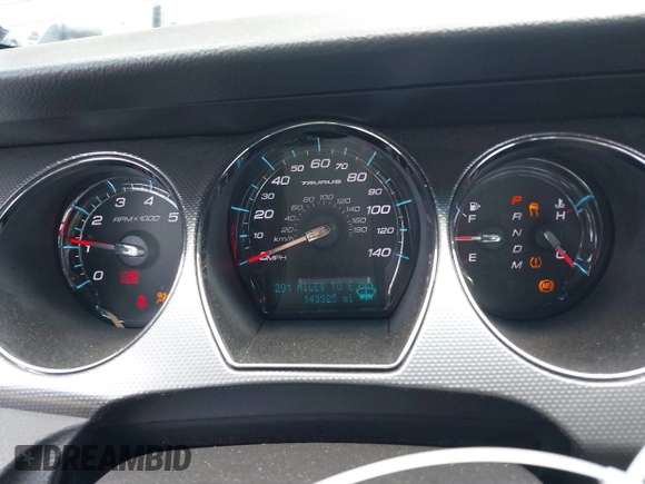 2011 Ford Taurus SEL with VIN 1FAHP2EW8BG137937, listed as a IAAI auction lot 42107586 with 143,525 mi miles. Bid and sale history available at carsss.com. Image 7.