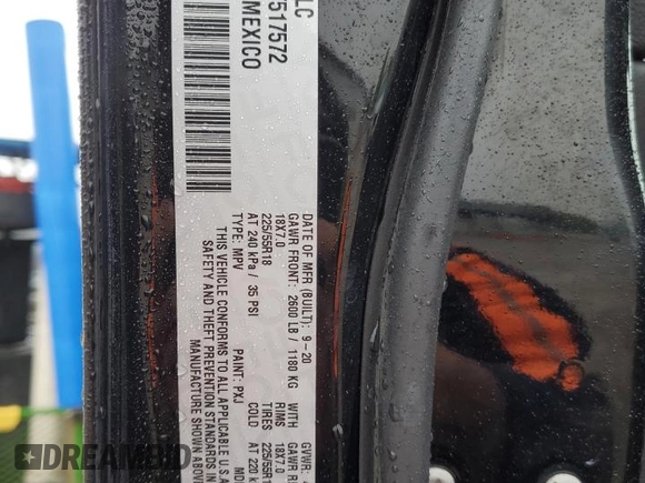 2021 Jeep Compass Altitude with VIN 3C4NJDBB7MT517572, listed as a Copart auction lot 57834785 with 23,523 mi miles and Non repairable. Bid and sale history available at DreamBid. Image 13.