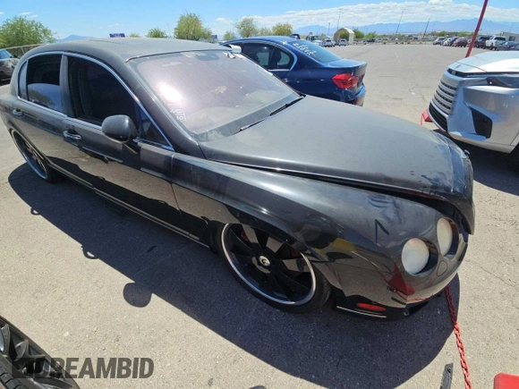 2006 Bentley Flying Spur z VIN SCBBR53W76C034247, wystawiony jako Copart lot #58636805 z przebiegiem 39 446 mil mil oraz Tytuł czysty. Historia ofert i sprzedaży dostępna na DreamBid. Obrazek 1.