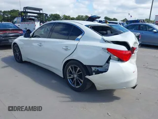 2017 Infiniti Q50 Signature Edition with VIN JN1EV7AP1HM738909, listed as a IAAI auction lot 40269786 with 81,599 mi miles and . Bid and sale history available at DreamBid. Image 3.