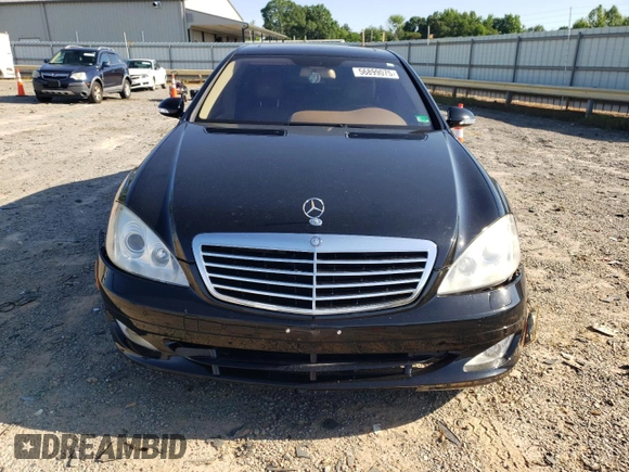 2007 Mercedes-Benz S 550 with VIN WDDNG86X97A108518, listed as a Copart auction lot 56899075 with 166,212 mi miles and Salvage title. Bid and sale history available at DreamBid. Image 5.
