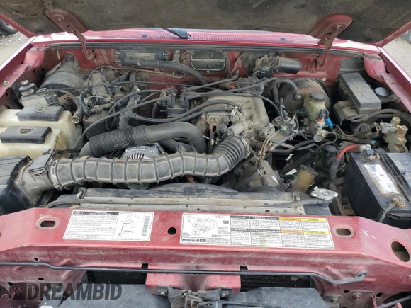 1998 Ford Ranger XL with VIN 1FTZR15UXWPA17399, listed as a Copart auction lot 60555045 with 381,232 mi miles and Salvage title. Bid and sale history available at DreamBid. Image 11.