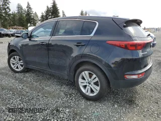 2017 Kia Sportage LX with VIN KNDPMCAC3H7180963, listed as a Copart auction lot 49012245 with 107,506 mi miles and Clean Title. Bid and sale history available at carsss.com. Image 2.