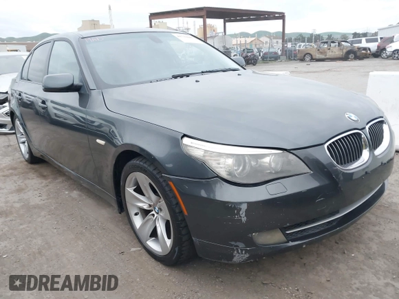 2008 BMW 5 Series 528i with VIN WBANU53558CT05385, listed as a IAAI auction lot 41732605 with 158,632 mi miles and . Bid and sale history available at DreamBid. Image 1.