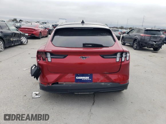 2021 Ford Mustang Mach-E Select with VIN 3FMTK1RM5MMA20844, listed as a Copart auction lot 42043155 with Not Provided miles and Salvage Title. Bid and sale history available at DreamBid. Image 6.