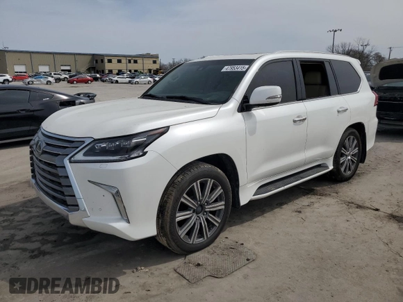 2017 Lexus LX 570 z VIN JTJHY7AX1H4243737, wystawiony jako Copart lot #47953415 z przebiegiem 69 509 mil mil oraz Szkoda całkowita • Salvage title. Historia ofert i sprzedaży dostępna na DreamBid. Obrazek 1.