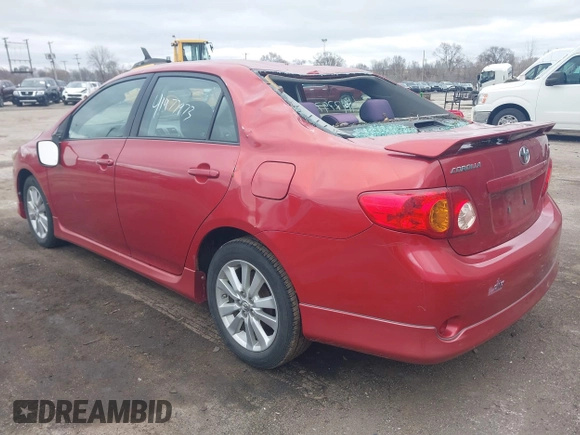 2010 Toyota Corolla with VIN 1NXBU4EE8AZ268292, listed as a IAAI auction lot 41977973 with 120,754 mi miles. Bid and sale history available at carsss.com. Image 3.