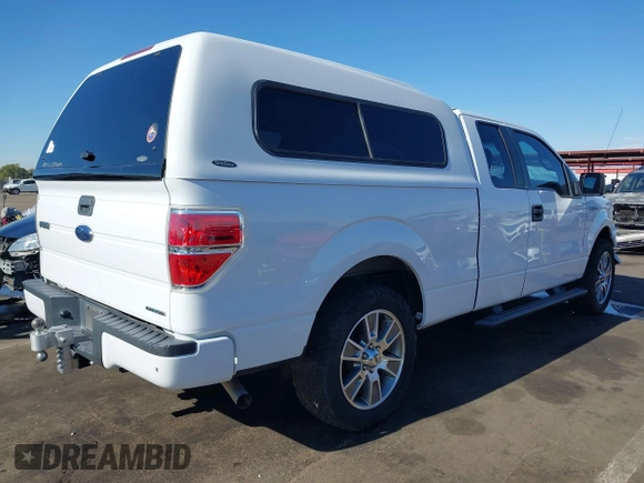 2014 Ford F-150 XL with VIN 1FTEX1CM5EKF92884, listed as a IAAI auction lot 41296929 with 1 mi miles. Bid and sale history available at carsss.com. Image 4.
