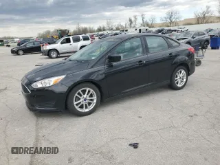 2018 Ford Focus SE with VIN 1FADP3FE6JL228558, listed as a Copart auction lot 51046035 with 71,016 mi miles and Salvage Title. Bid and sale history available at carsss.com. Image 1.