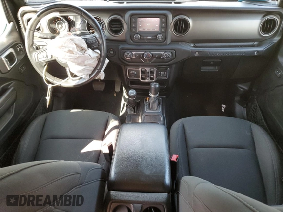 2018 Jeep Wrangler Unlimited Sport S with VIN 1C4HJXDG9JW273212, listed as a Copart auction lot 57762035 with 79,678 mi miles and Salvage title. Bid and sale history available at DreamBid. Image 8.