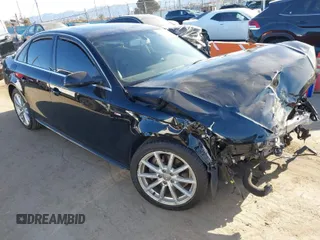 2016 Audi A4 Premium with VIN WAUAFAFL6GN007121, listed as a IAAI auction lot 41934404 with 60,740 mi miles. Bid and sale history available at carsss.com. Image 1.