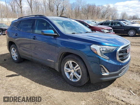 2019 GMC Terrain SLE with VIN 3GKALMEV1KL345510, listed as a Copart auction lot 50295995 with 71,689 mi miles and Clean Title. Bid and sale history available at carsss.com. Image 4.