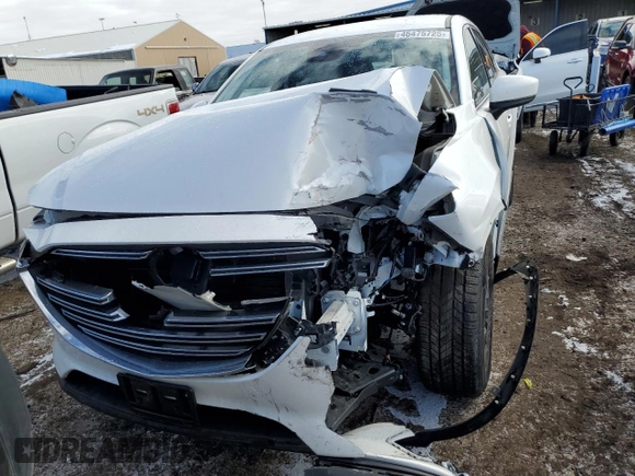2022 Mazda CX-9 Touring with VIN JM3TCBCY5N0605633, listed as a Copart auction lot 46475725 with 43,615 mi miles and Salvage Title. Bid and sale history available at carsss.com. Image 5.