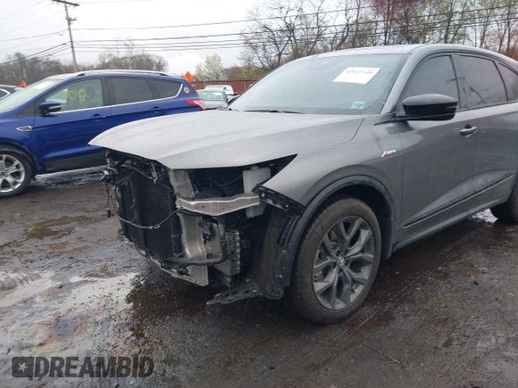 2023 Acura MDX w/A-Spec Package with VIN 5J8YE1H09PL005948, listed as a IAAI auction lot 42027540 with 15,963 mi miles and . Bid and sale history available at DreamBid. Image 6.