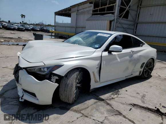2017 Infiniti Q60 Premium z VIN JN1EV7EK1HM363005, wystawiony jako Copart lot #51238115 z przebiegiem 98 929 mil mil oraz Szkoda całkowita • Salvage title. Historia ofert i sprzedaży dostępna na DreamBid. Obrazek 1.