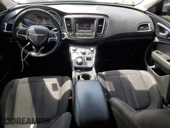 2015 Chrysler 200 Limited with VIN 1C3CCCAB0FN722834, listed as a Copart auction lot 54827095 with 123,244 mi miles and Clean title. Bid and sale history available at DreamBid. Image 8.