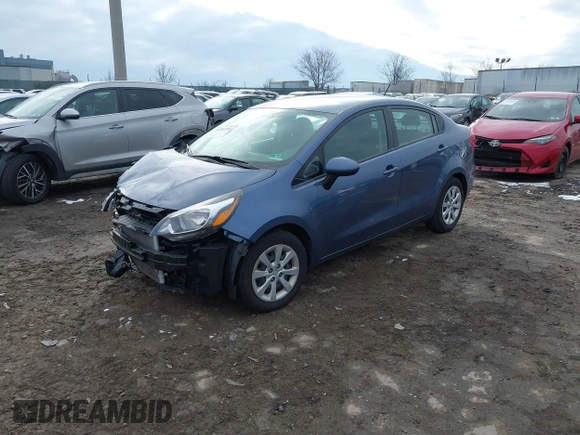 2016 Kia Rio LX with VIN KNADM4A38G6684838, listed as a IAAI auction lot 41283300 with 64,530 mi miles. Bid and sale history available at carsss.com. Image 17.