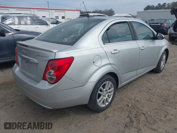 2015 Chevrolet Sonic LT with VIN 1G1JC5SH5F4157626, listed as a IAAI auction lot 41716333 with 131,866 mi miles and . Bid and sale history available at DreamBid. Image 4.