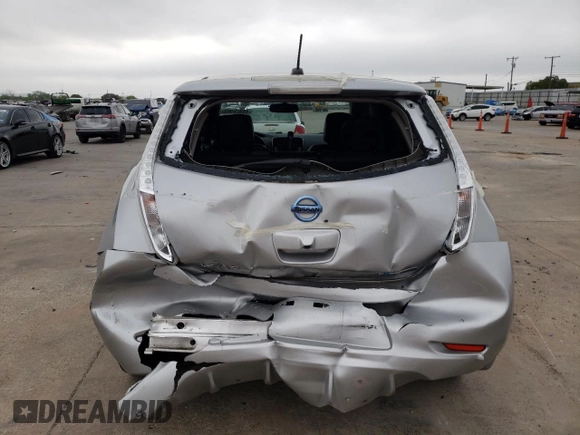 2016 Nissan LEAF S with VIN 1N4BZ0CP4GC311792, listed as a Copart auction lot 46925903 with 0 mi miles. Bid and sale history available at carsss.com. Image 6.