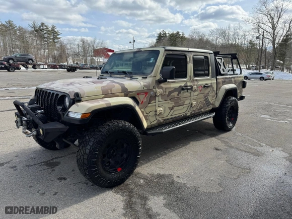 2021 Jeep Gladiator Sport S with VIN 1C6HJTAG5ML526651, listed as a Copart auction lot 44840425 with 162,543 mi miles and Clean Title. Bid and sale history available at carsss.com. Image 2.