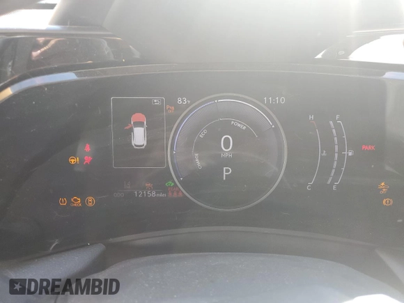 2025 Lexus NX 350h with VIN 2T2AKCEZ2SC040365, listed as a Copart auction lot 50443645 with 12,158 mi miles and Salvage Title. Bid and sale history available at DreamBid. Image 9.