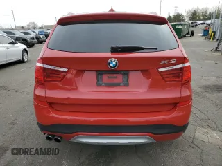 2015 BMW X3 xDrive28i with VIN 5UXWX9C52F0D47664, listed as a Copart auction lot 50085125 with 79,661 mi miles and Salvage Title. Bid and sale history available at carsss.com. Image 6.