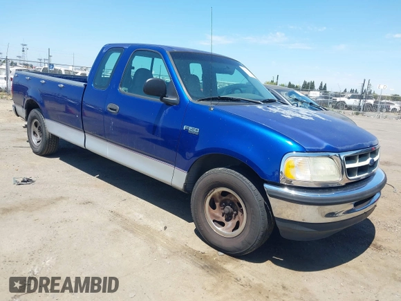 1998 Ford F-150 with VIN 1FTZX1728WKA58760, listed as a IAAI auction lot 42832277 with 189,085 mi miles and . Bid and sale history available at DreamBid. Image 1.