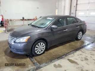 2015 Nissan Sentra SL with VIN 3N1AB7AP8FY294283, listed as a Copart auction lot 55324275 with 123,790 mi miles and Salvage Title. Bid and sale history available at DreamBid. Image 1.