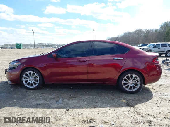 2015 Dodge Dart Limited with VIN 1C3CDFCB1FD364631, listed as a IAAI auction lot 41388112 with 182,449 mi miles. Bid and sale history available at carsss.com. Image 14.