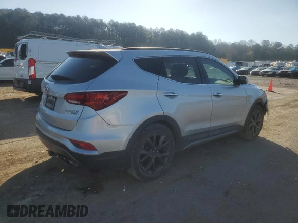 2017 Hyundai Santa Fe Ultimate with VIN 5XYZW4LA6HG422927, listed as a Copart auction lot 48795605 with 136,657 mi miles and Salvage title. Bid and sale history available at DreamBid. Image 3.