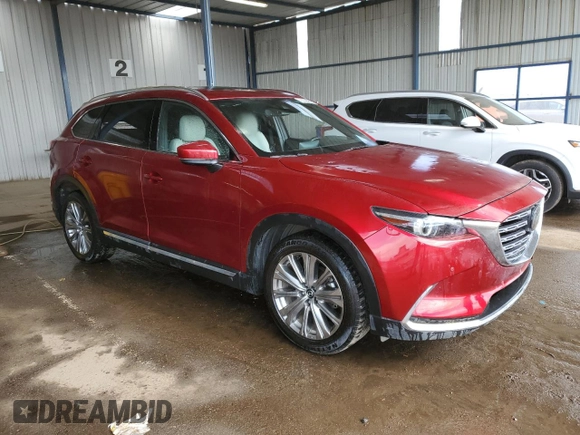 2023 Mazda CX-9 Signature with VIN JM3TCBEY1P0642744, listed as a Copart auction lot 60097524 with 32,284 mi miles and Clean title. Bid and sale history available at DreamBid. Image 4.