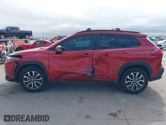 2023 Toyota Corolla Cross Hybrid S with VIN 7MUFBABG5PV003543, listed as a IAAI auction lot 41430844 with 36,891 mi miles and . Bid and sale history available at DreamBid. Image 14.
