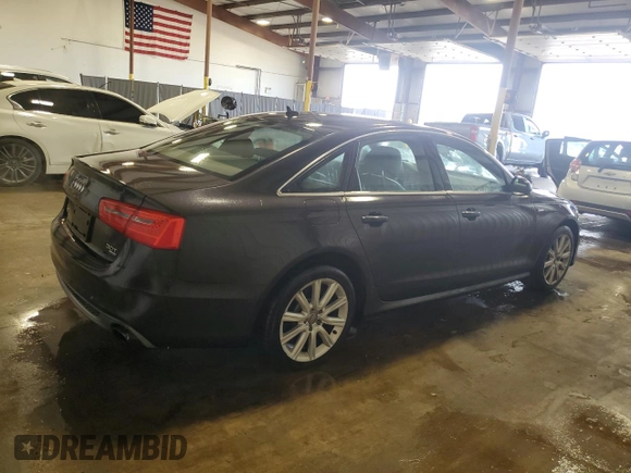 2012 Audi A6 Prestige with VIN WAUJGAFC3CN173832, listed as a Copart auction lot 59662555 with 161,019 mi miles and Salvage title. Bid and sale history available at DreamBid. Image 3.