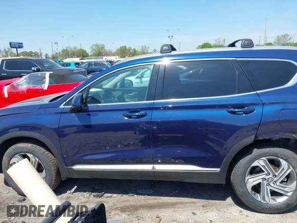 2022 Hyundai Santa Fe SEL with VIN 5NMS2DAJ8NH410618, listed as a IAAI auction lot 41853548 with 58,483 mi miles. Bid and sale history available at carsss.com. Image 15.