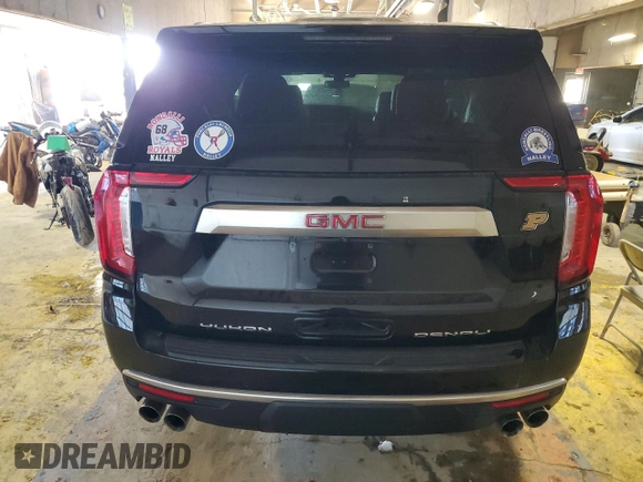 2022 GMC Yukon XL Denali with VIN 1GKS2JKL5NR351199, listed as a Copart auction lot 42366055 with 51,021 mi miles and Salvage Title. Bid and sale history available at carsss.com. Image 6.